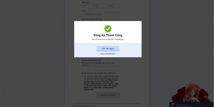 Đăng ký Sbobet – Hướng dẫn đăng ký tài khoản Sbobet nhanh nhất