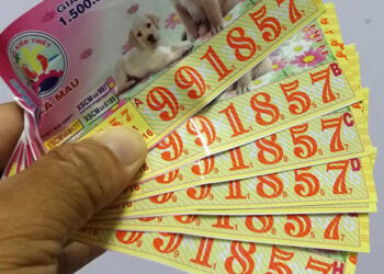 Một tờ vé số trúng nhiều giải