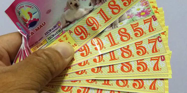 Một tờ vé số trúng nhiều giải