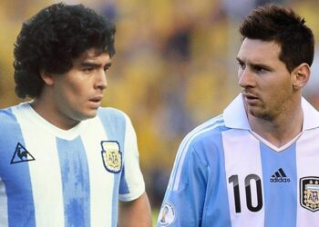 Messi và Maradona-1